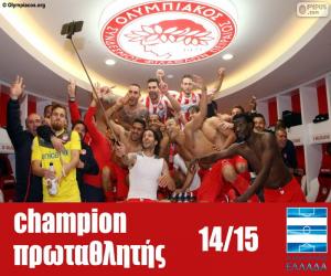 Puzle Olympiacos FC campeão 2014-2015