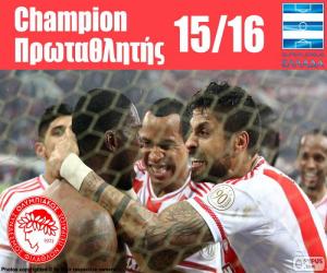 Puzle Olympiacos FC campeão 2015-2016
