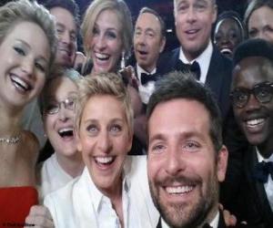 Puzle Oscar 2014, selfie