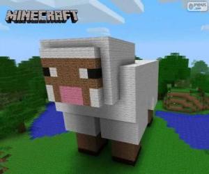 Puzle Ovelha de Minecraft