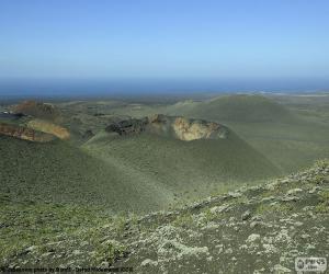 Puzle Paisagem vulcânica, Lanzarote