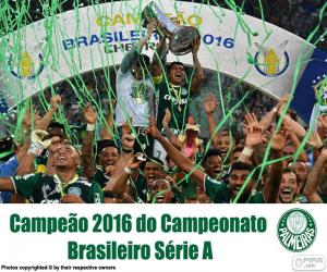 Puzle Palmeiras, campeão do Brasil 2016