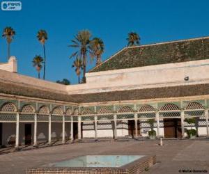 Puzle Palácio da Bahia, Marraquexe, Marrocos