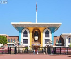 Puzle Palácio do Alam, Muscat, Omã