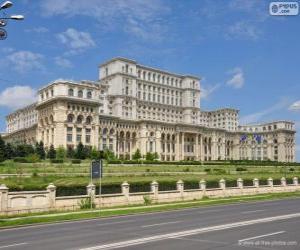 Puzle Palácio do Parlamento, Bucareste, Roménia