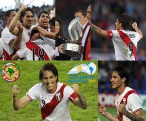 Puzle Paolo Guerrero artilheiro da Copa América 2011