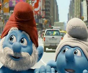 Puzle Papai Smurf e Desastrado, as ruas de Manhattan. - Os Smurfs, filme -