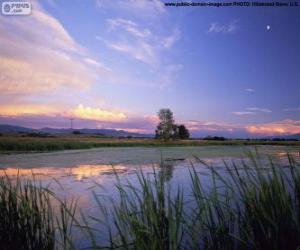 Puzle Parque Nacional de Lee Metcalf, Montana, EUA