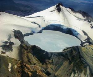 Puzle Parque Nacional de Tongariro, Nova Zelândia.