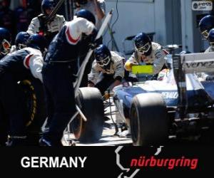 Puzle Pastor Maldonado - Williams - Nürburgring, 2013