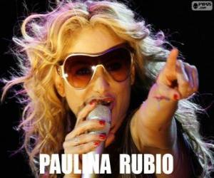 Puzle Paulina Rubio cantor mexicano