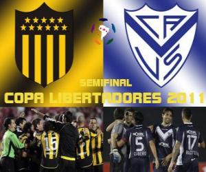 Puzle Peñarol Montevideo - Velez Sársfield - Peñarol Montevideo. Semifinal da Copa Libertadores 2011