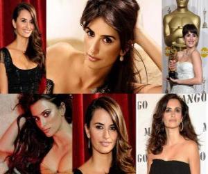 Puzle Penelope Cruz é a primeira actriz espanhola a receber um Oscar, graças ao filme Vicky Cristina Barcelona dirigido por Woody Allen.