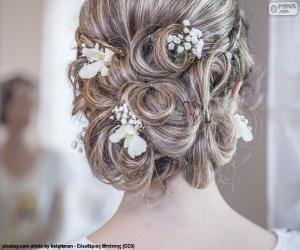 Puzle Penteado de casamento