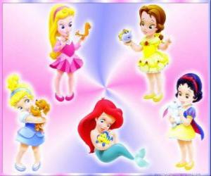 Puzle Pequenas Princesas Disney