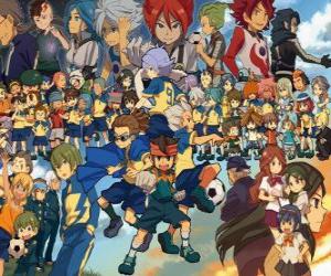 Puzle Personagens de Inazuma Eleven