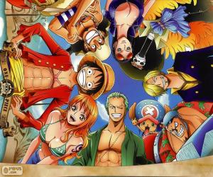 Puzle Personagens de One Piece