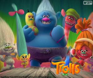 Puzle Personagens de Trolls