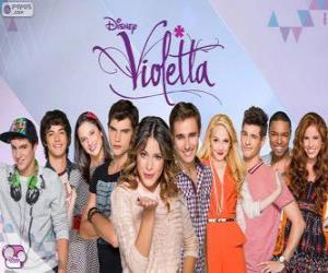 Puzle Personagens de Violetta