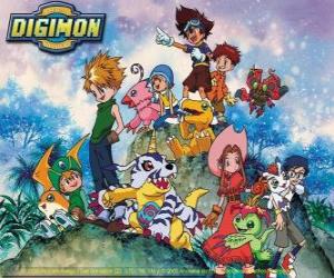 Puzle Personagens Digimon