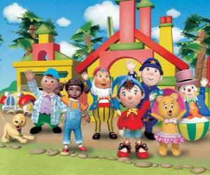 Puzle Personagens principais do Noddy