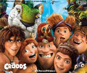 Puzle Personagens principais do os Croods