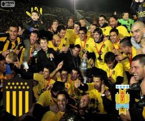 Puzle Peñarol de Montevidéu, campeão da primeira divisão do futebol 2012-2013, Uruguai