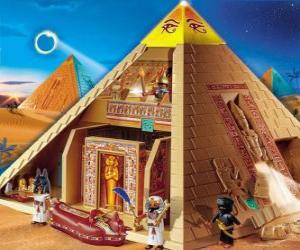 Puzle Pirâmide Egito Playmobil