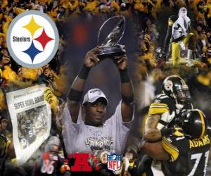 Puzle Pittsburgh Steelers campeão AFC 2010-11