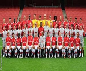 Puzle Plantel de Arsenal F.C. 2009-10