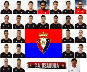 Puzle Plantel de Club Atlético Osasuna 2010-11