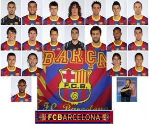 Puzle Plantel de Futbol Club Barcelona 2010-11