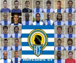 Puzle Plantel de Hércules Club de Fútbol 2010-11