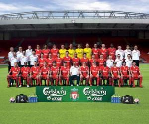 Puzle Plantel de Liverpool F.C. 2009-10