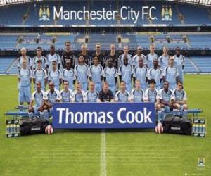 Puzle Plantel de Manchester City F.C. 2007-08