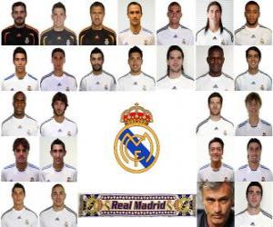 Puzle Plantel de Real Madrid Club de Fútbol 2010-11