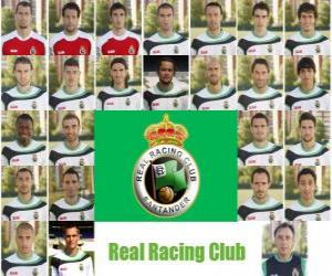 Puzle Plantel de Real Racing Club de Santander  2010-11