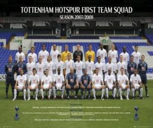 Puzle Plantel de Tottenham Hotspur F.C. 2007-08