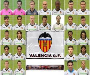 Puzle Plantel de Valencia Club de Fútbol 2010-11