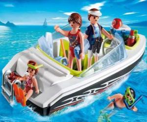 Puzle Playmobil Motorboat