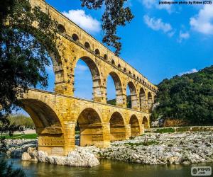 Puzle Ponte do Gard, França