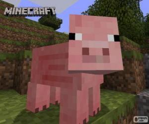 Puzle Porco de Minecraft