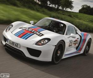 Puzle Porsche 918 Spyder Martini Racing
