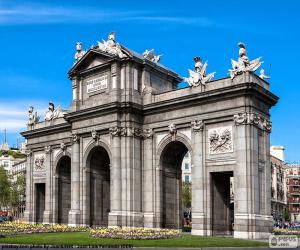 Puzle Porta de Alcalá, Madrid