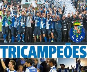 Puzle Porto, campeão da liga de futebol de Portugal 2012-2013, Primeira Liga, Primeira Divisão Nacional