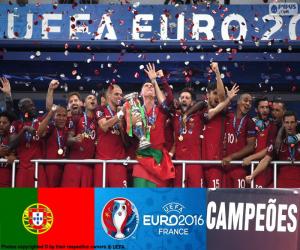 Puzle Portugal, campeão Euro 2016