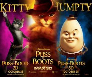 Puzle Poster do filme Gato de Botas