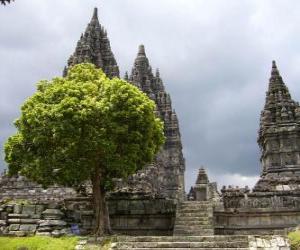 Puzle Prambanan, na Indonésia.