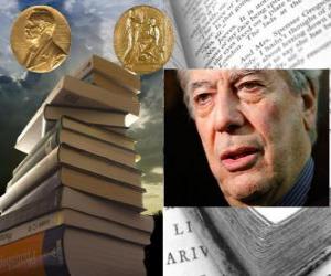 Puzle Prêmio Nobel de Literatura 2010 - Mario Vargas Llosa -