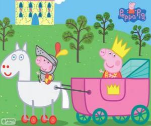 Puzle Princesa Peppa e Sir George